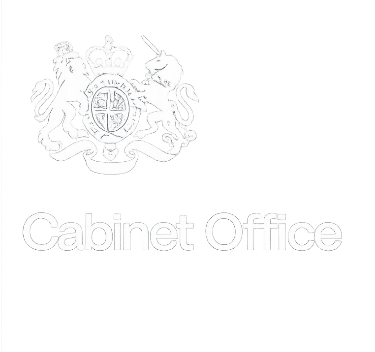 Cabinet office logo white 1