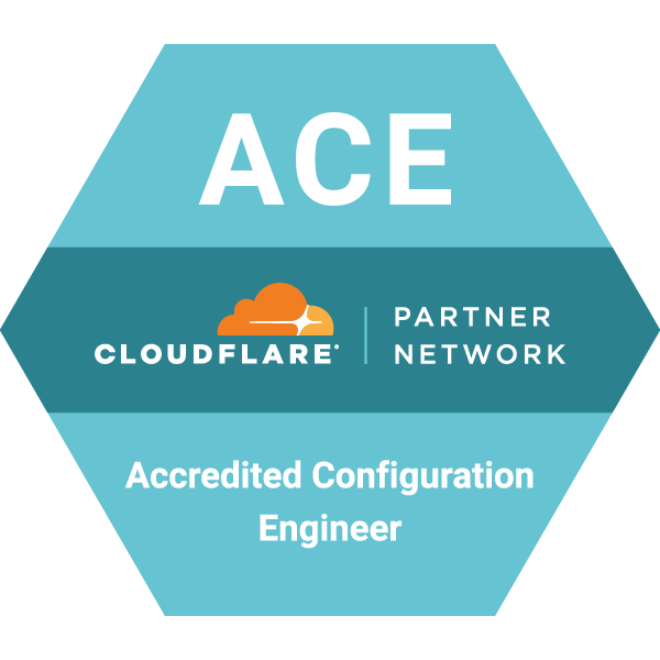 Cloudflare Accredited Configuration Engineer logo