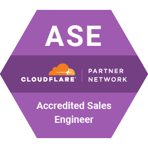 Cloudflare Accredited Sales Engineer logo